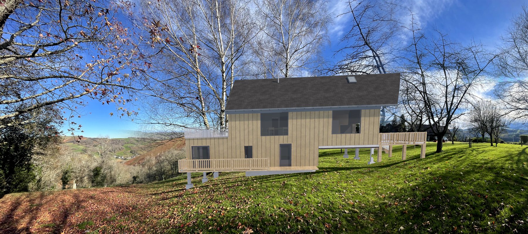 Maison A&J — insertion paysagère