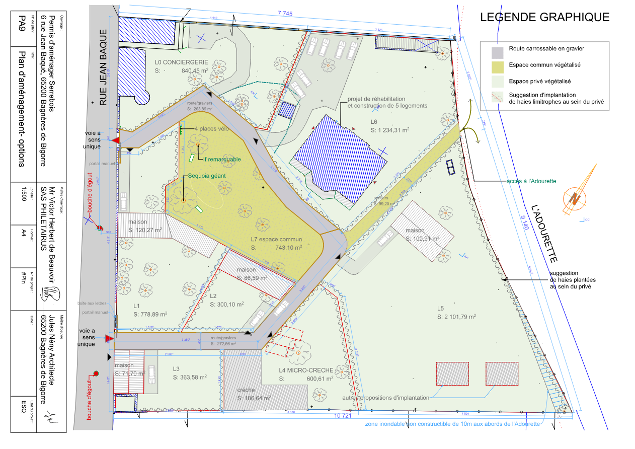 Permis d'Aménager — plan